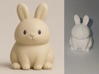 Chubby Bunny – Cute Round Rabbit