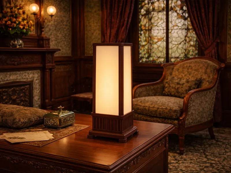 Art Deko Tischlampe, Jugendstil Tischlampe