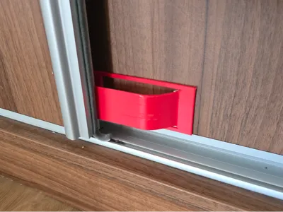 Wardrobe Sliding Door Lock – Cat/Child Proof
