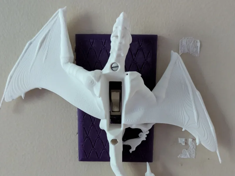 Dragon Light Switch Cover