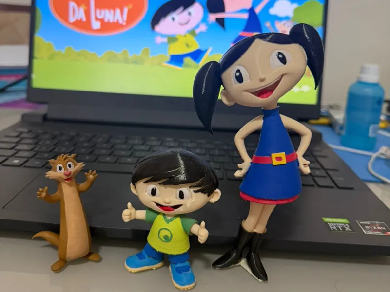 Personagens show da luna
