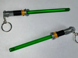 Lightsaber Keychain and Pen Cap (Luke)