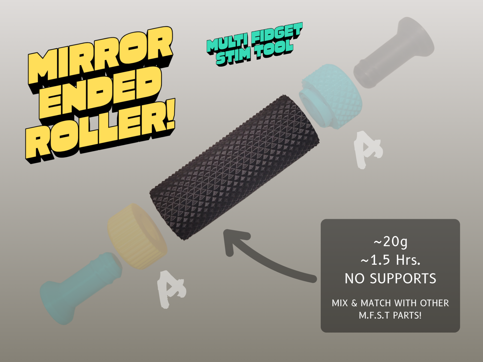 Mirrored Ended roller