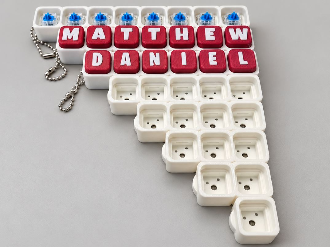 Modular Clicker Keyring Bases | 1–8 Switches - 1