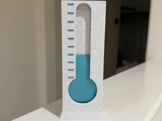 Thermometer-Style Goal Tracker