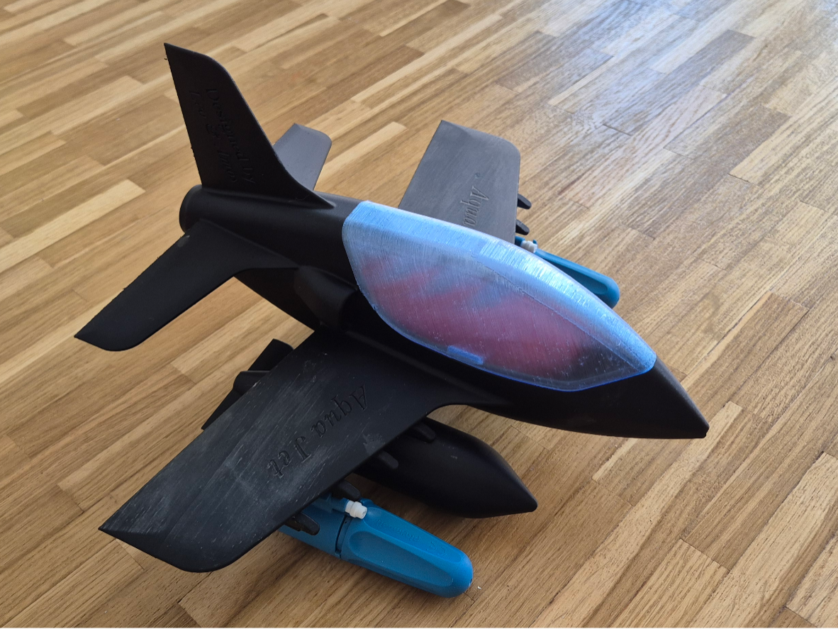 Aqua Jet - the underwater plane to play&experiment