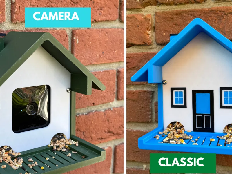 Modular Bird Feeder: Fun Fill + Optional Camera