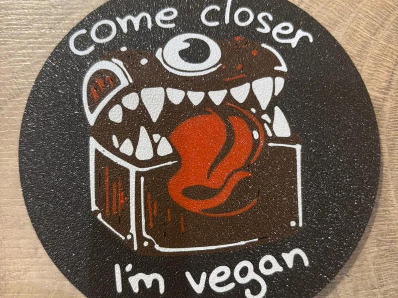Mimic untersetzer ( come closer im vegan)