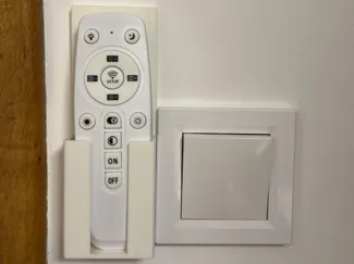 Remote control holder for wall (Lux-L)