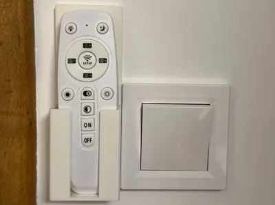 Remote control holder for wall (Lux-L)