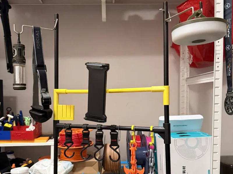 Tablet Holder for Camping Foldable Table Rack