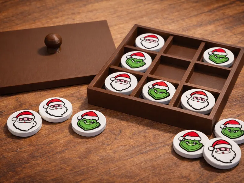 Grinch VS Santa Tic-Tac-Toe