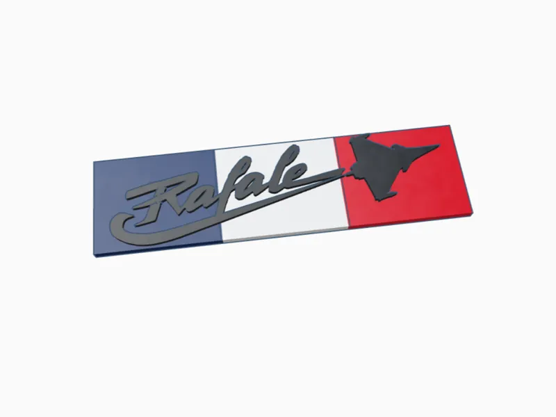 Decoration item of the Rafale fighter jet