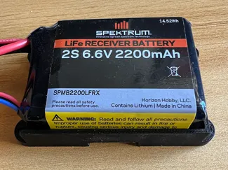 Receiver battery holder