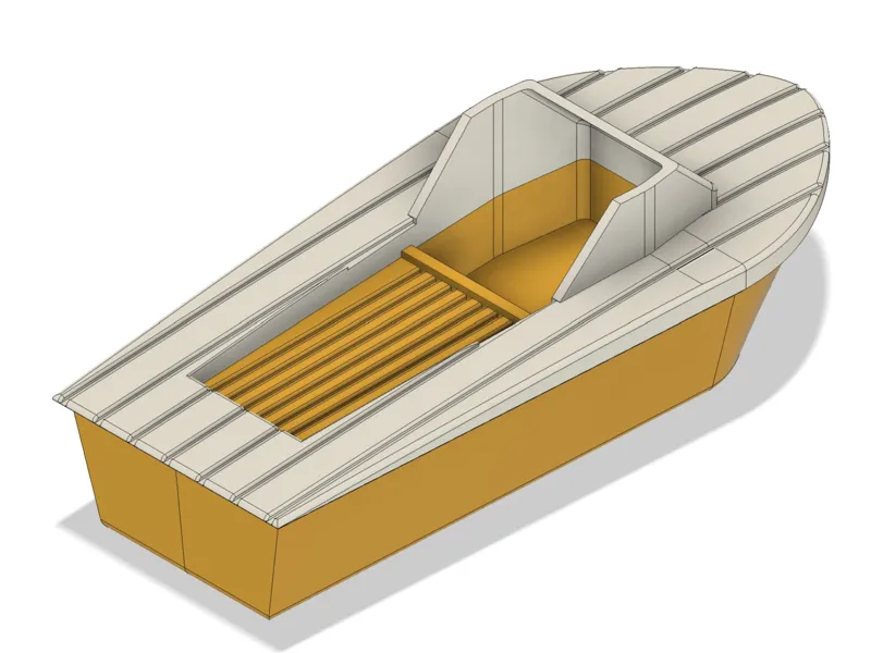 Retro BOAT toy (CZECH Benchy)