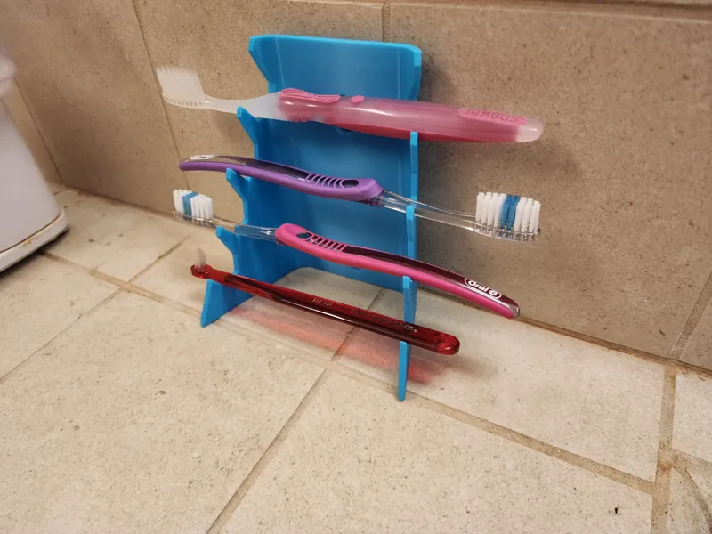 Toothbrush Holder Freestanding or Wall Mount