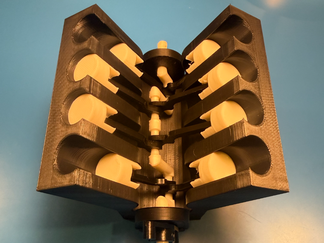 V8 Flatplane Engine Model