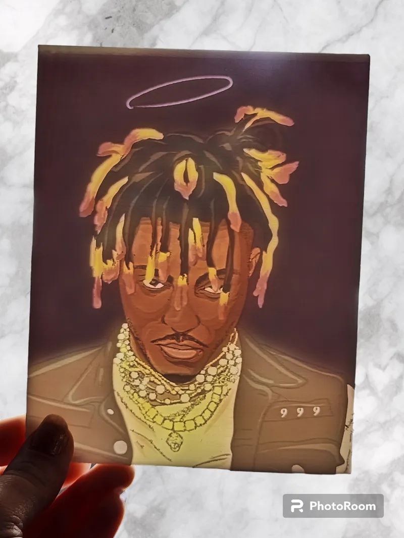 Juice Wrld lithophane (and color) with box