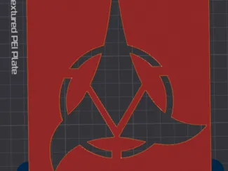 Klingon stencil