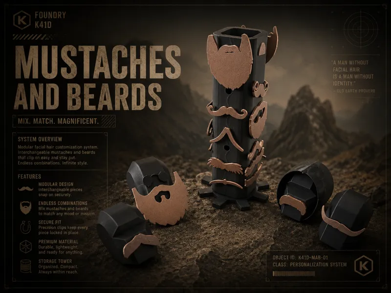 Dummy 13 Mustaches and Beards