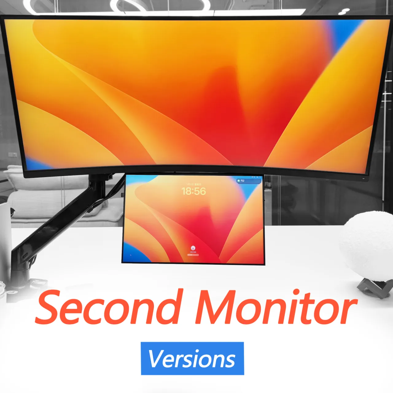 Floating Second Monitor / iPad / iPhone Stand view 3