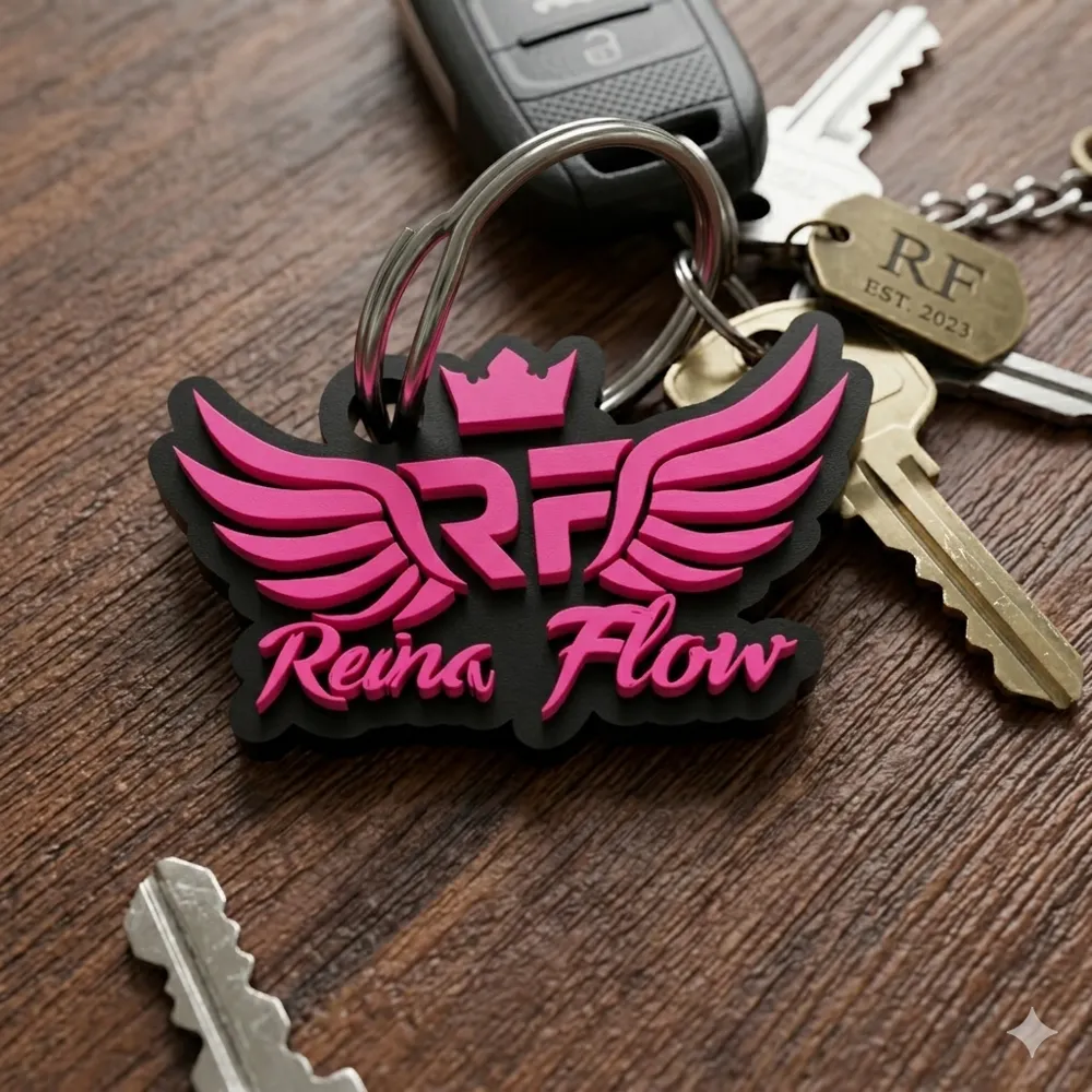 Key Chain Flow flow queen keychain 3 - Free 3D Print Model - MakerWorld