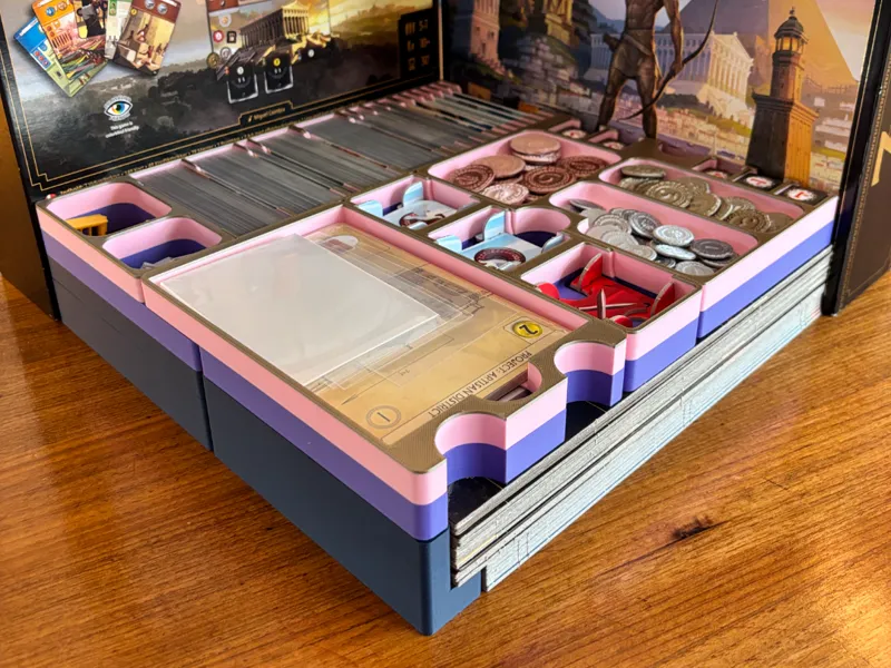 7 Wonders 2E Insert - All Expansions - Smart color