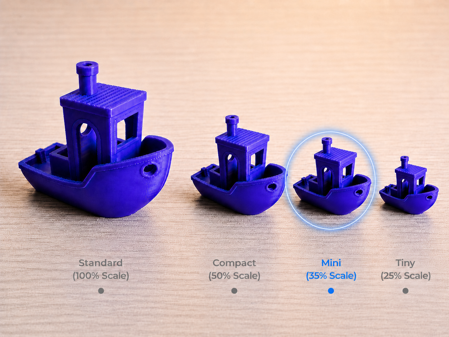 Miniatura 3 do modelo 3D Minimal Benchy Collection