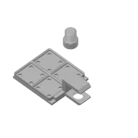 Pince de fixation base Gridfinity 2x2 — photo 3