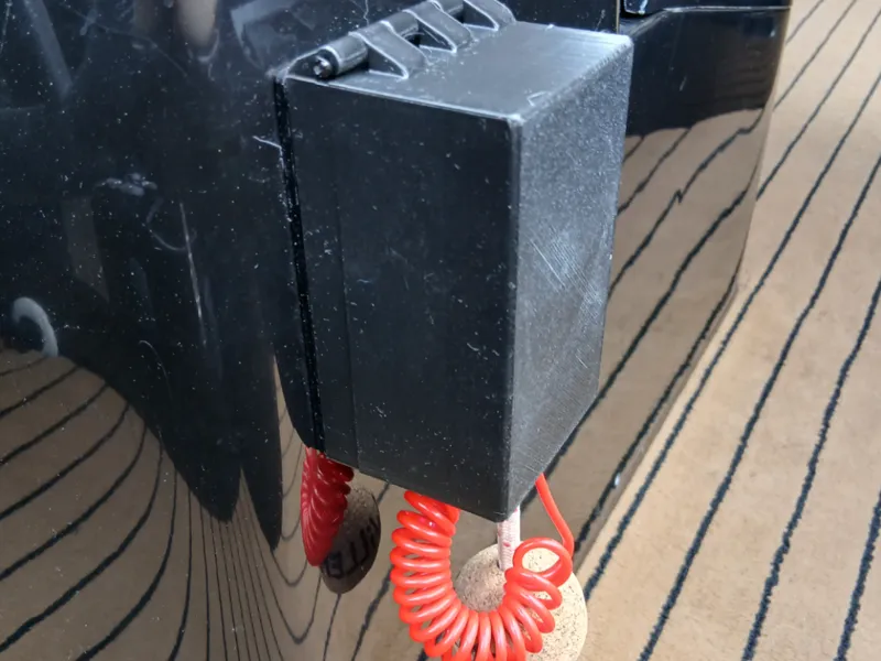 Outboard key anti-bump door | No drilling required