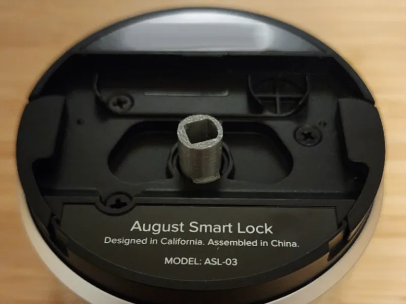 August Smart Lock Kwikset Deadbolt Adapter