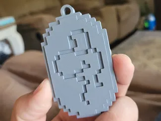 Super Mario World - Yoshi coin ornament/keychain