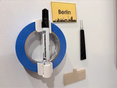 Tape Dispenser w/ Marker Holder