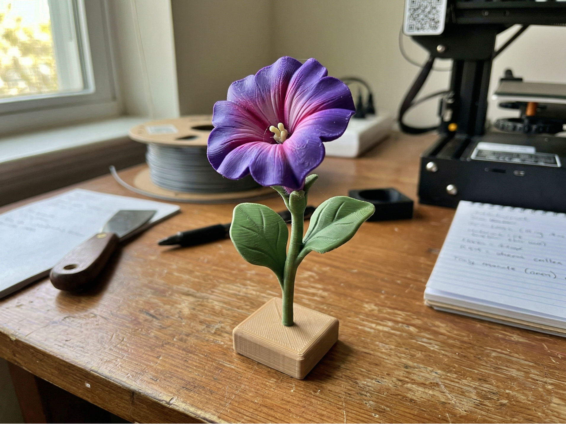 Petunia Flower – Decorative Floral 3D Printing