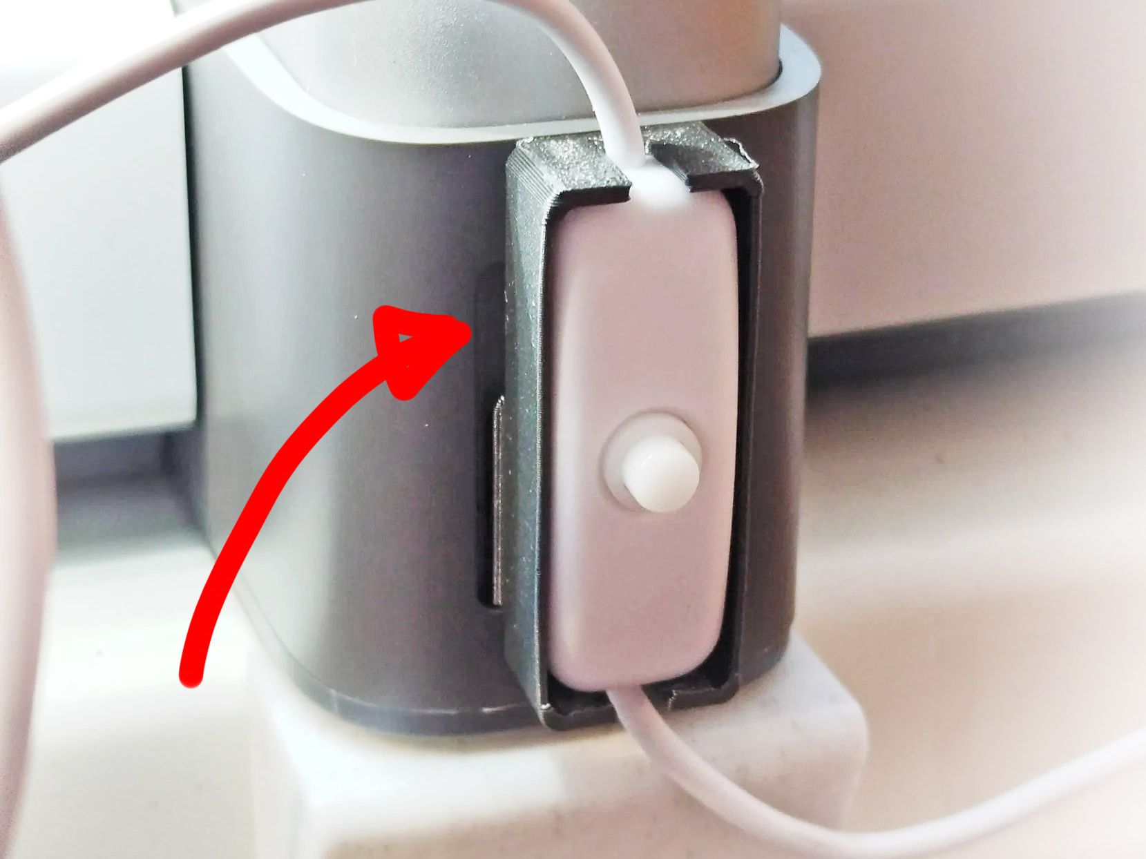 LED Light Switch Holder / Mount for Bambu Lab A1