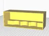 Case with 3 slots for 40mm bases