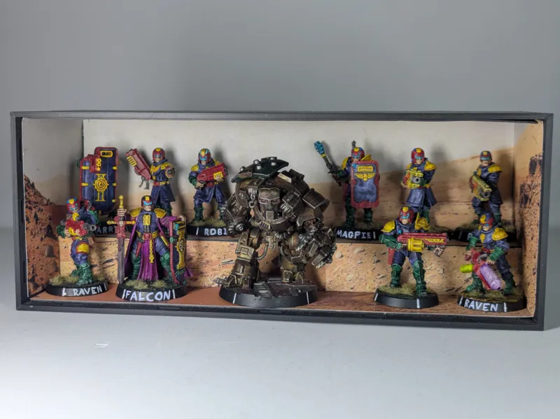 Display & Travel case for Necromunda, Killteam etc