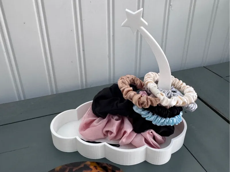 Stardust Scrunchie Organizer with Catch-all Tray
