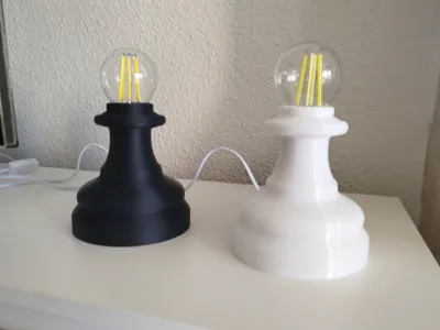 CHESS PAWN LAMP (E27 BULB)