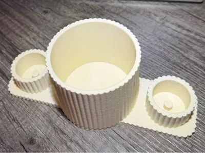 AquaSonic Toothbrush Holder w/ Cup(Non-Removeable)