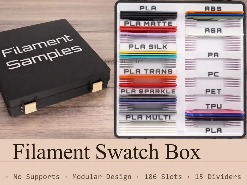 Filament Swatch Box