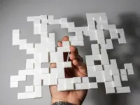 Minecraft Vine: 1 color (paintable)