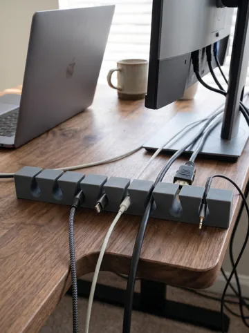Organizador: Minimalist Desk Cable Organizer - Management Rack — vista de referencia 3