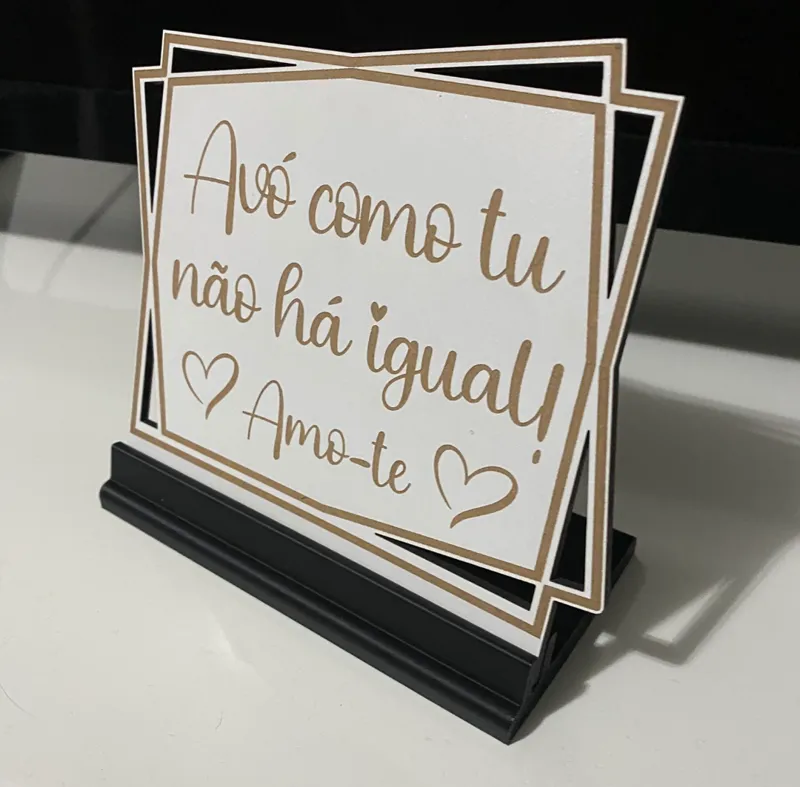 Display Base for 3mm material - Customizable!