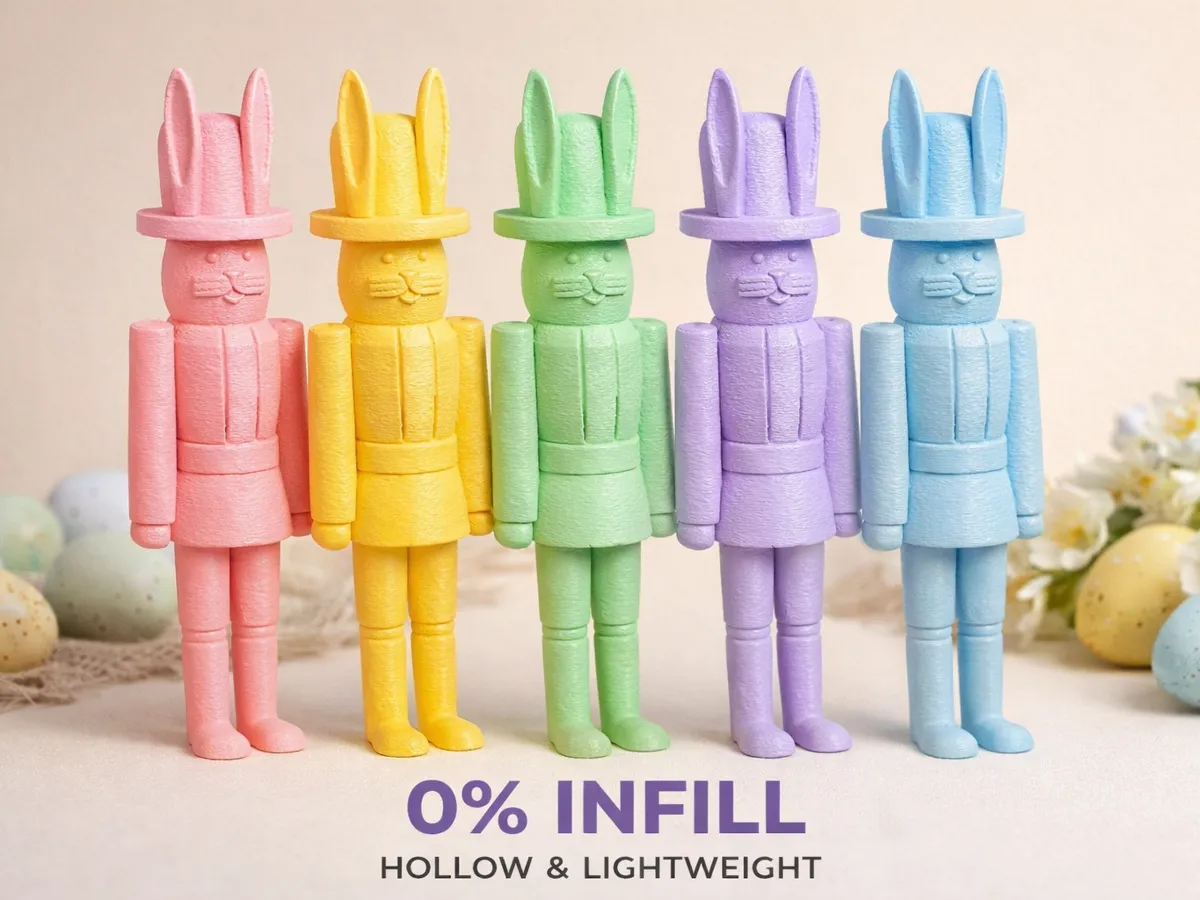 Nutcracker Rabbit Easter Nutcracker Rabbit - Free 3D Print Model - MakerWorld