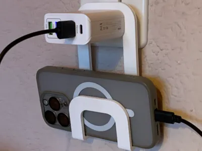 Minimalist Wall Charging Phone Holder