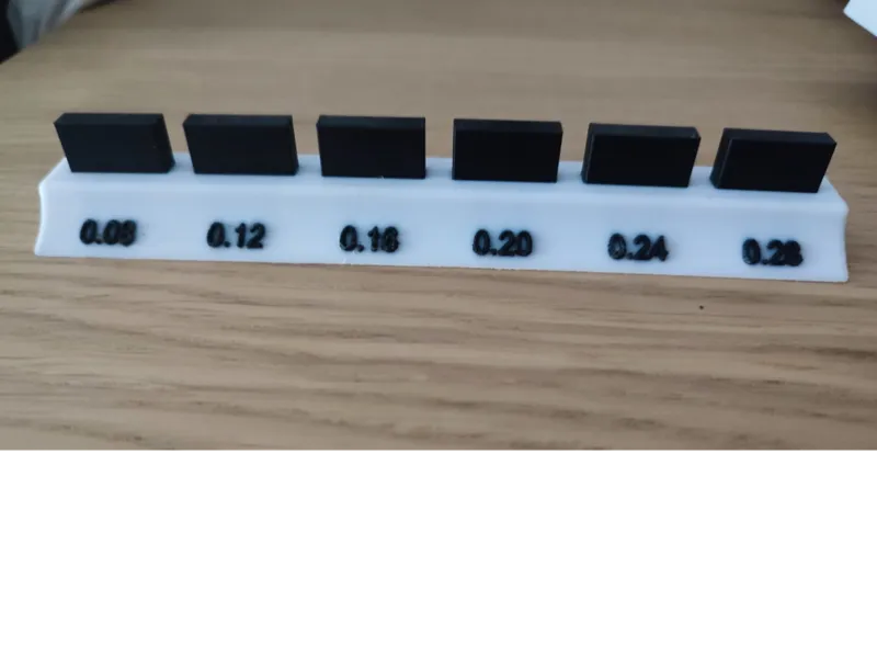 Layer height sample