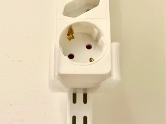 ELFA Wall Rail Power Bar Holder