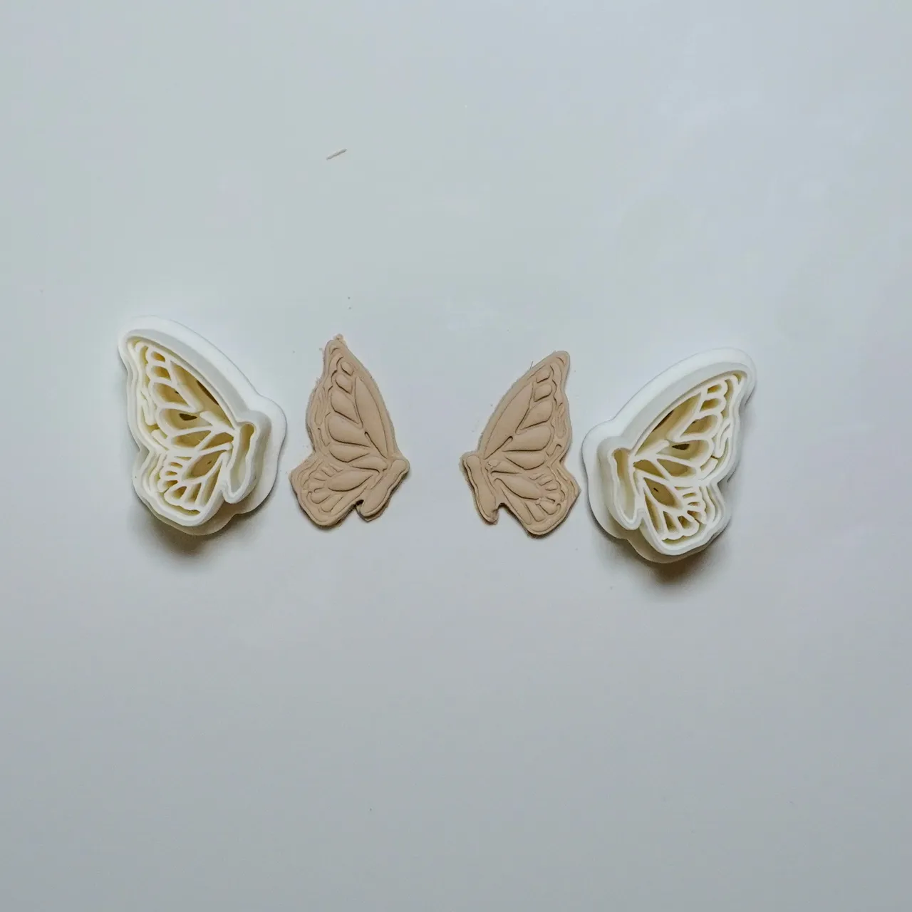 Butterfly Polymer Clay Cutter Earrings Necklaces view 2