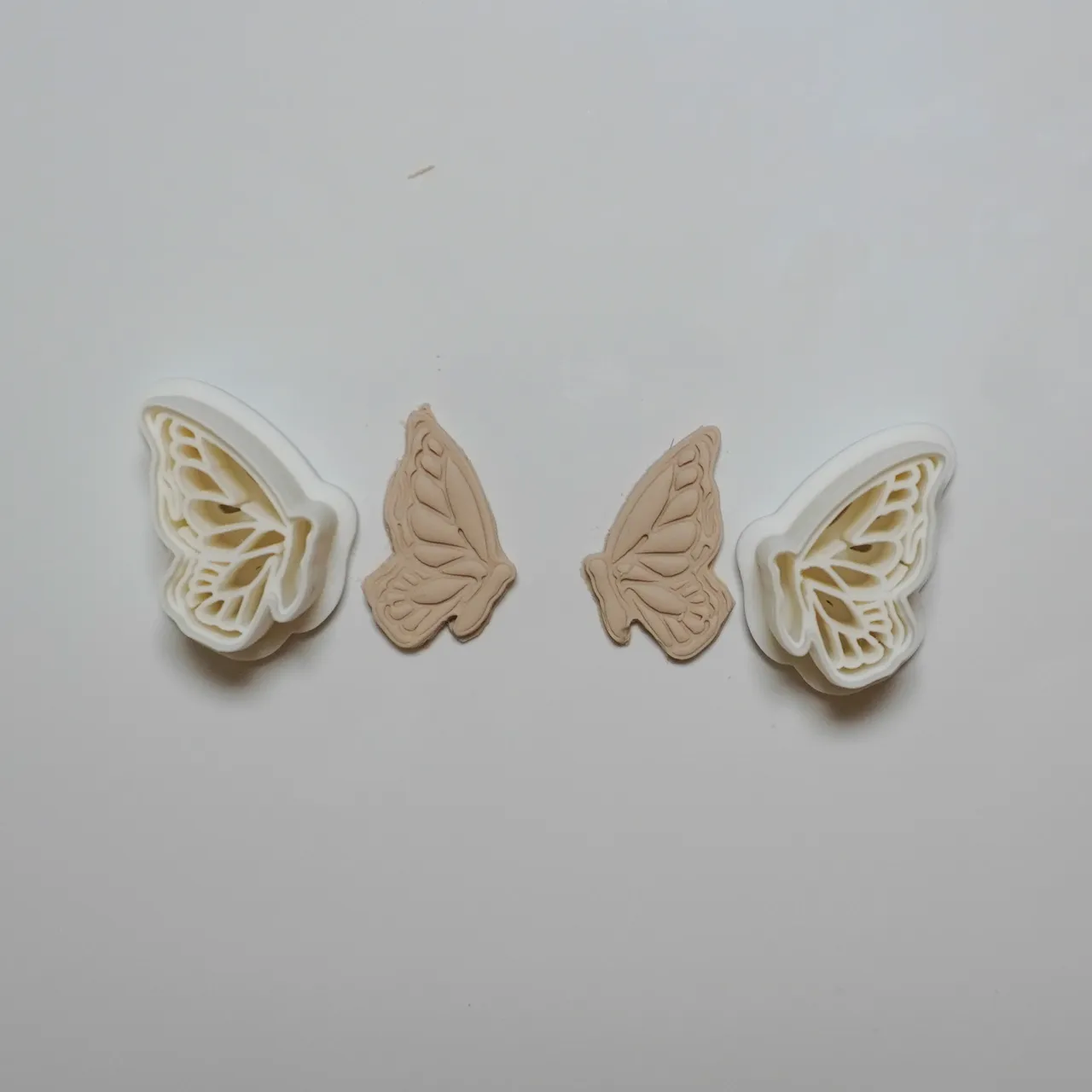 Butterfly Polymer Clay Cutter Earrings Necklaces view 3